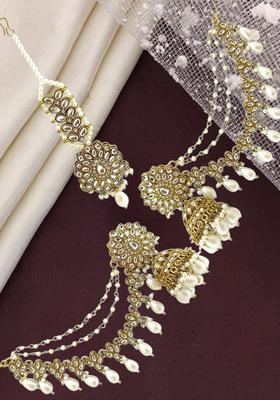 Golden Alloy Jhumkas