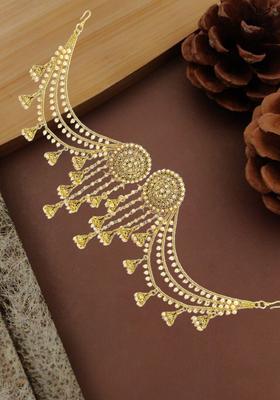 Golden Alloy Jhumkas