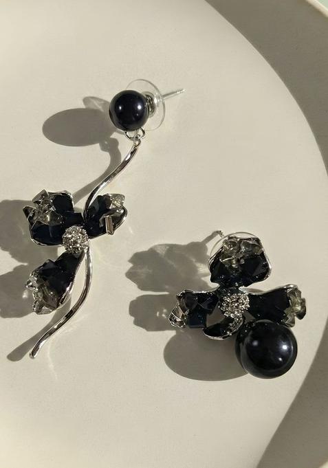 Golden Alloy Earrings