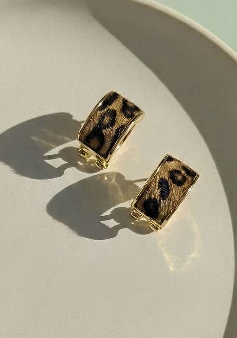 Golden Alloy Earrings