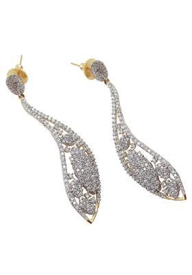 Silver Alloy Earrings