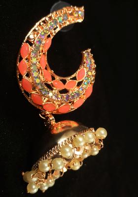 Pink Alloy Earrings