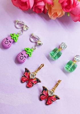 Multicolor Alloy Earrings