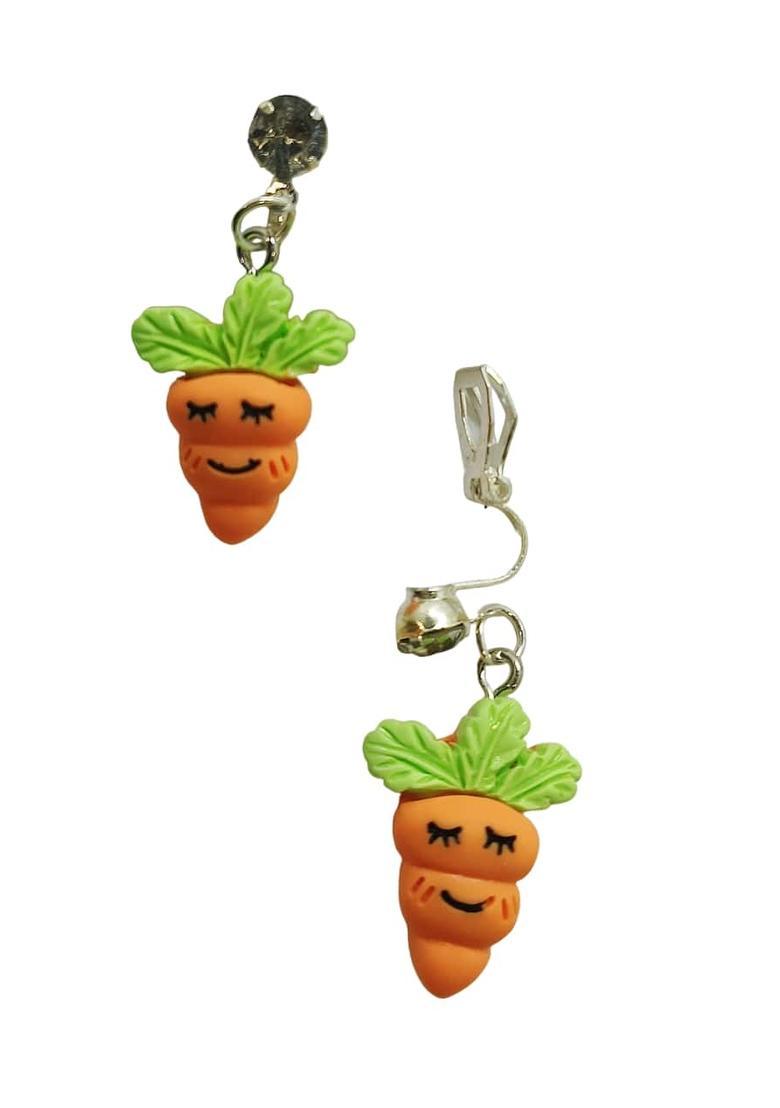 Purple Alloy Earrings - Indya