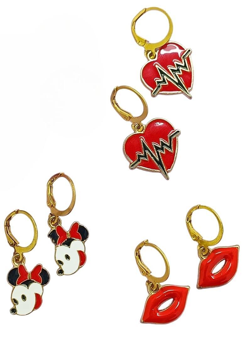 Multicolor Alloy Earrings - Indya