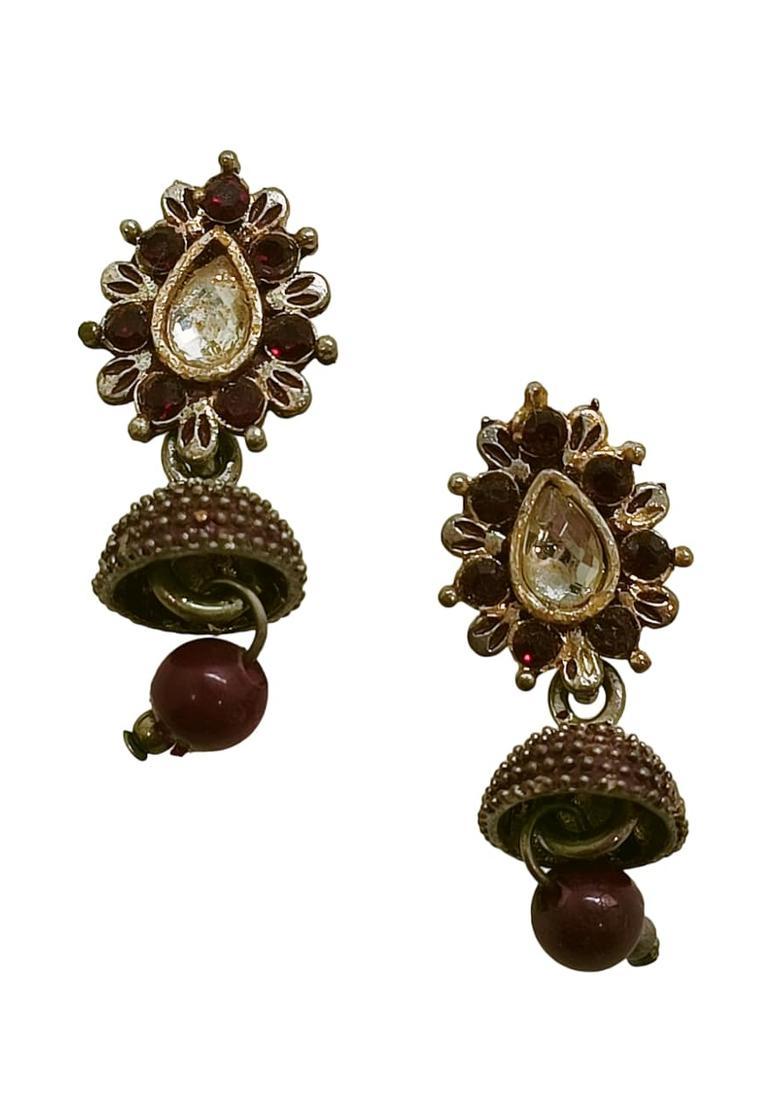 Multicolor Alloy Earrings - Indya