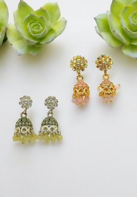 Cream Alloy Earrings
