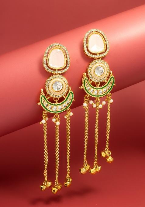 Multicolor Alloy Chandelier Earring