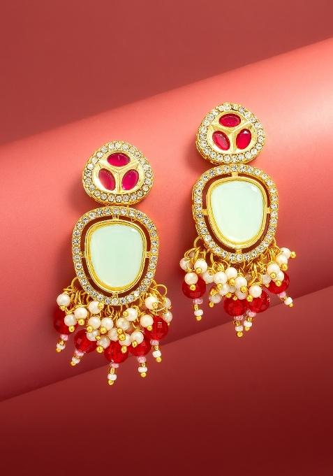 Multicolor Alloy Drop Earring