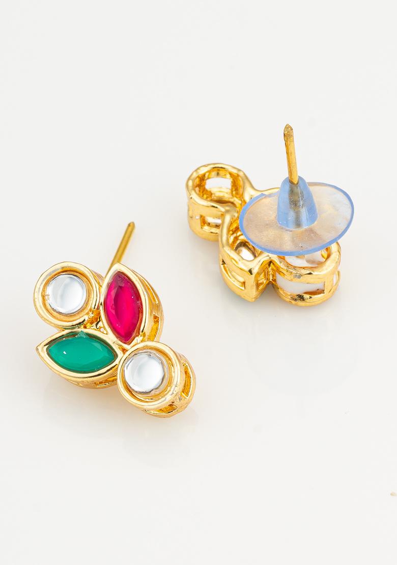 Multicolor Alloy Earrings - Indya