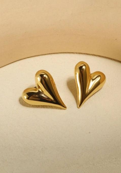 Gold Alloy Earrings