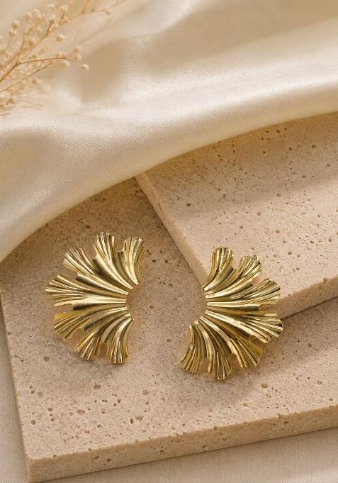 Gold Alloy Earrings