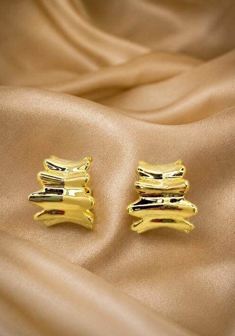 Gold Alloy Earrings
