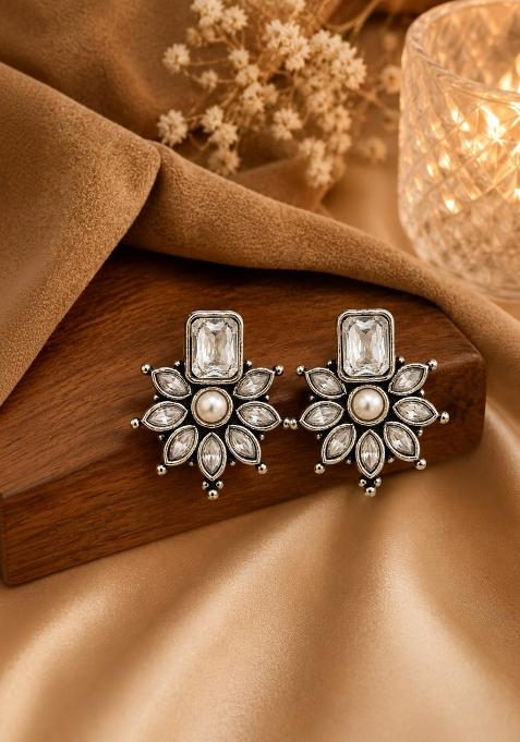 Silver Silver Earrings