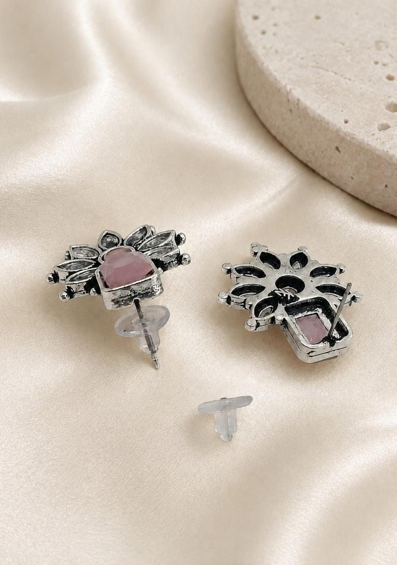 Silver Silver Earrings - Indya