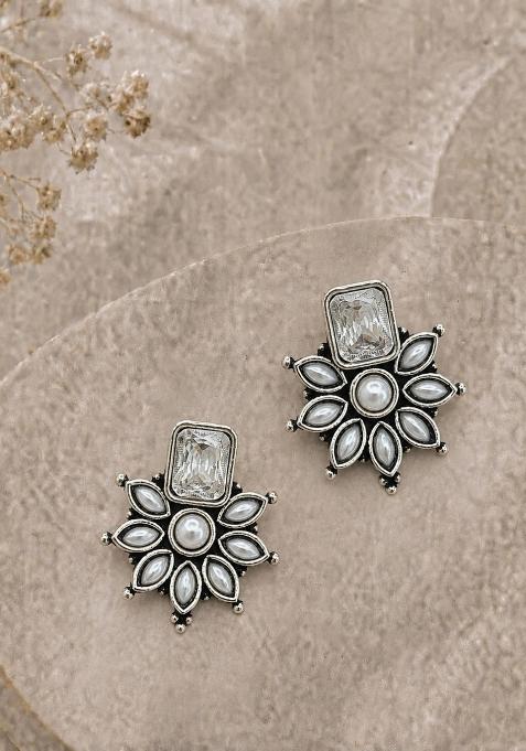 Silver Silver Earrings