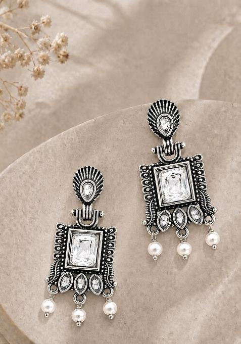Silver Silver Earrings