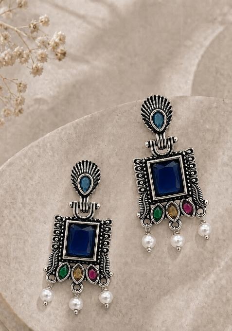 Silver Silver Earrings