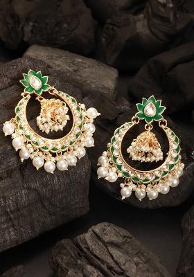 Contemporary Chandbali Earringss Earrings