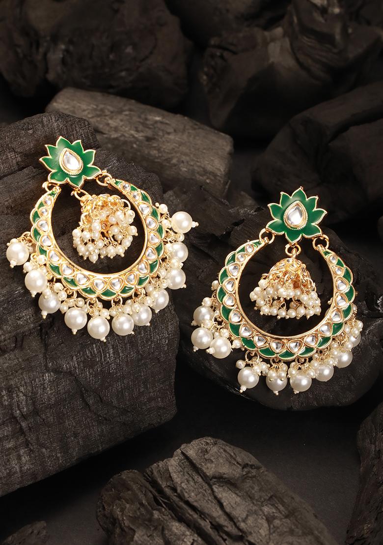 Contemporary Chandbali Earringss Earrings