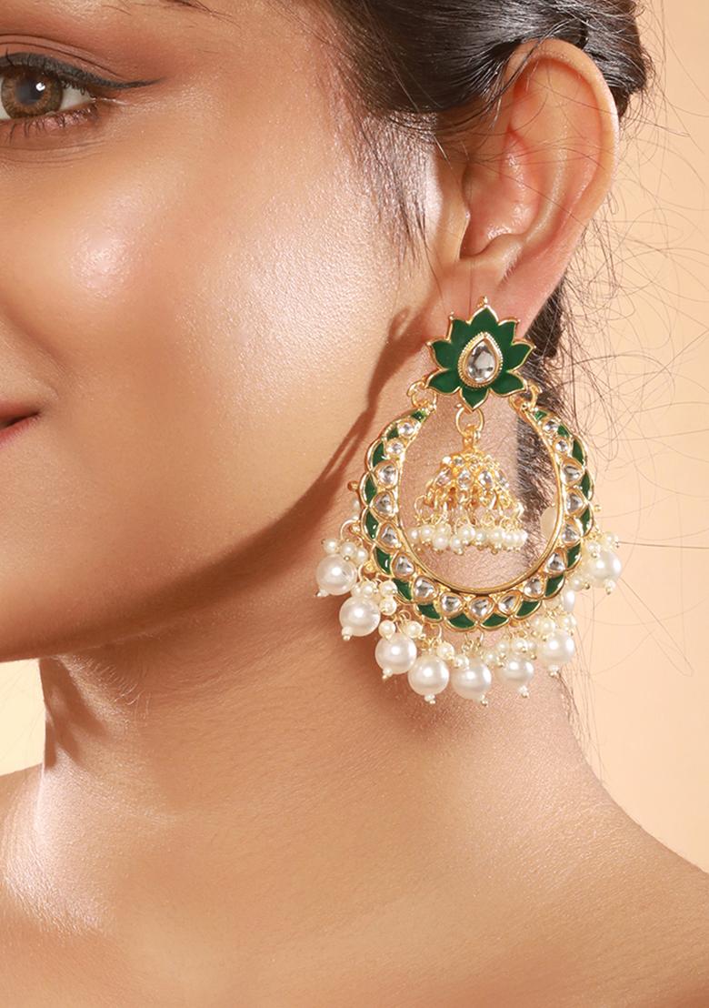 Contemporary Chandbali Earringss Earrings
