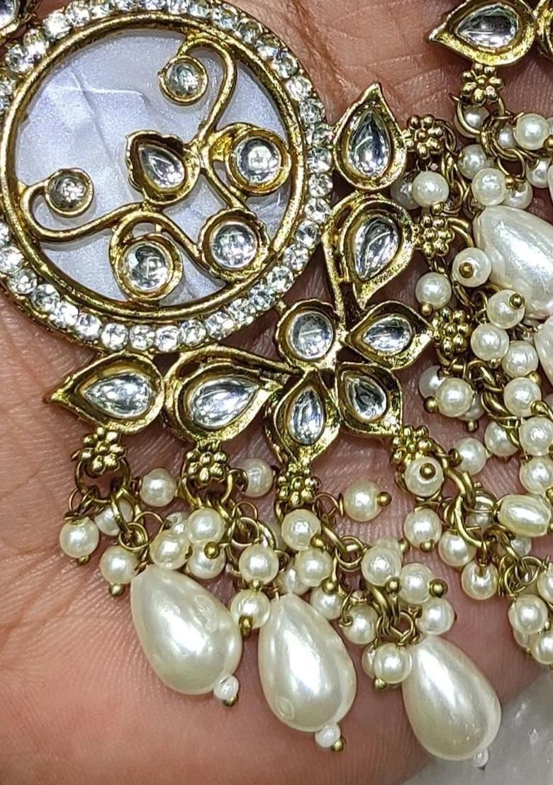 Aqua Alloy Statement Earring Set