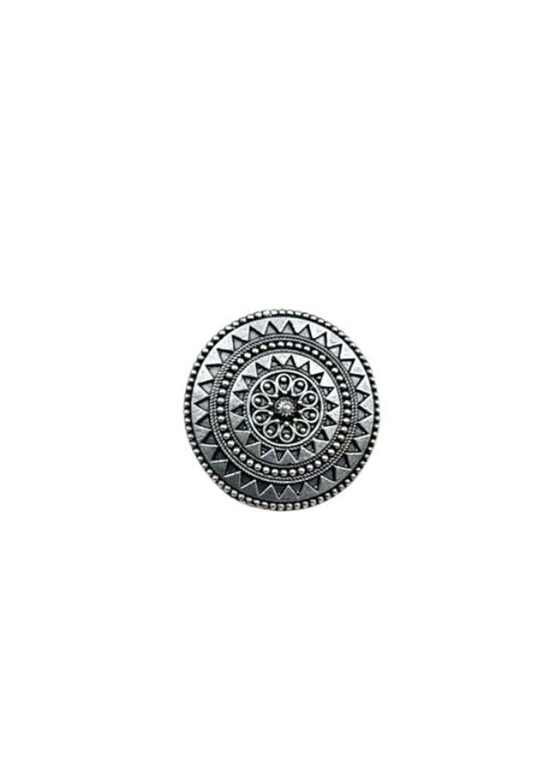 Silver Plated Circular Shaped Studs