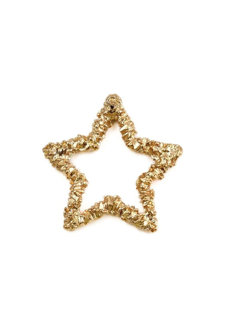 Gold Plated Antique Star Shaped Studs