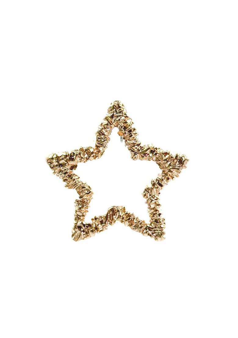 Gold Plated Antique Star Shaped Studs
