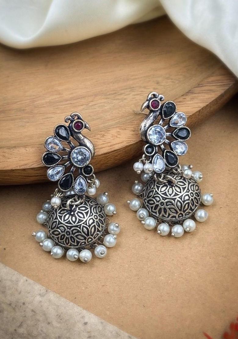 Contemporary Jhumkas Earrings