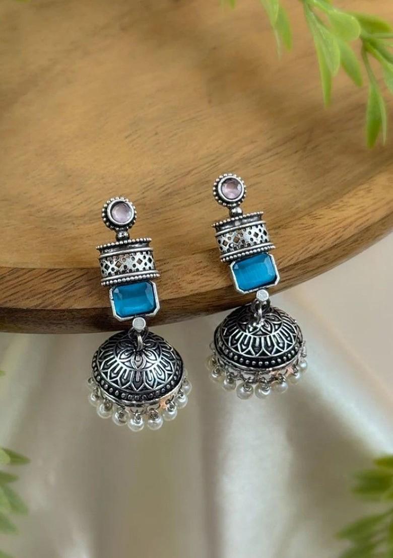 Contemporary Jhumkas Earrings