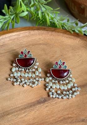 Dome Shaped Chandbalis Earrings
