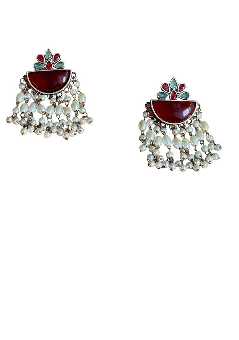 Dome Shaped Chandbalis Earrings - Indya