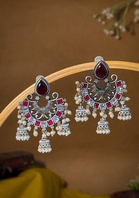 Contemporary Jhumkas Earrings