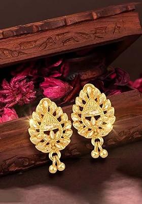 Gold Plated Classic Drop Earrings