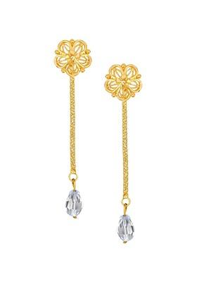 Pack Of 2 Gold Plated Removable Studs And Drop Earrings