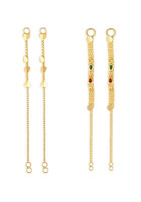 Set Of 2 Gold Plated Classic Ear Cuff