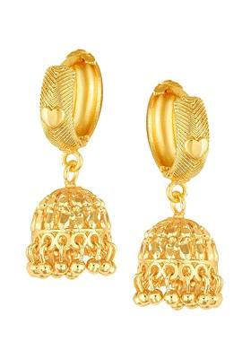 Gold Plated Dome Shaped Jhumkas