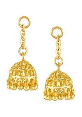 Gold Plated Dome Shaped Jhumkas