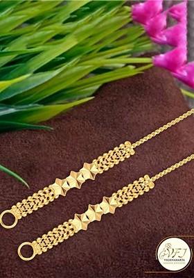 Set Of 2 Gold Plated Ear Cuff Earrings