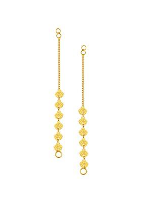 Gold Plated Floral Ear Cuff Earrings