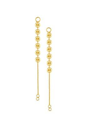 Gold Plated Geometric Drop Earrings
