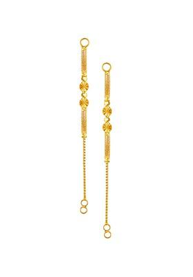 Gold Plated Geometric Drop Earrings