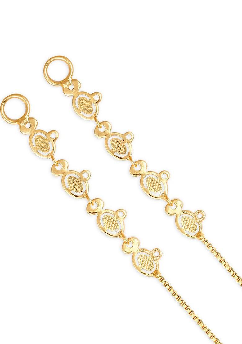 Set Of 4 Gold Plated Classic Ear Cuff