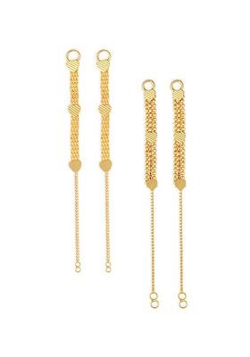 Set Of 2 Gold Plated Classic Ear Cuffs