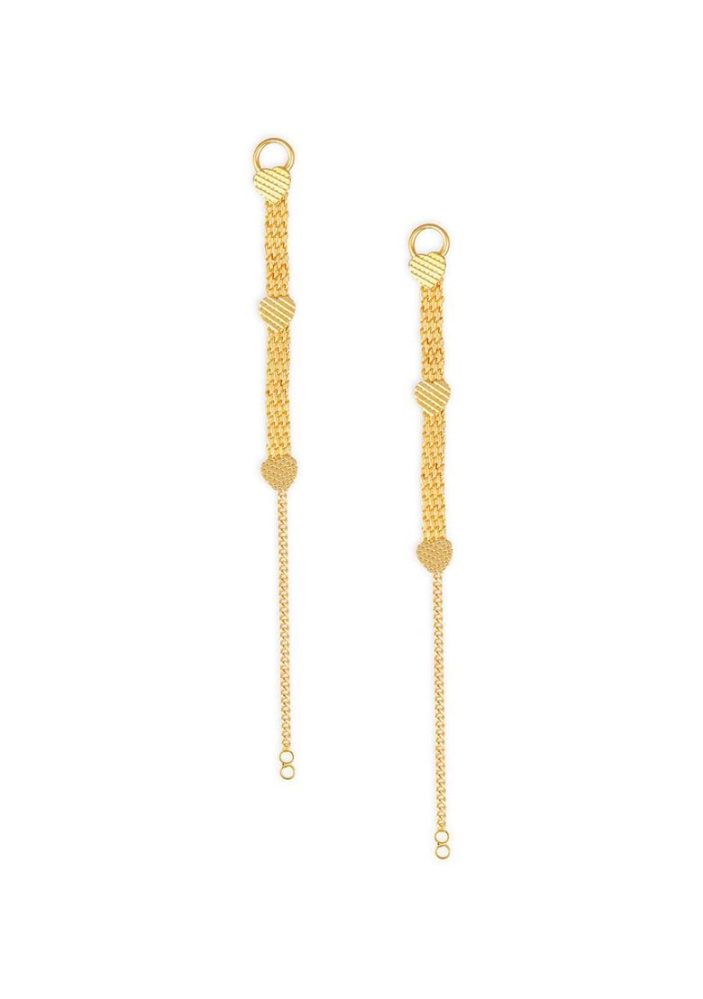 Set Of 2 Gold Plated Classic Ear Cuffs