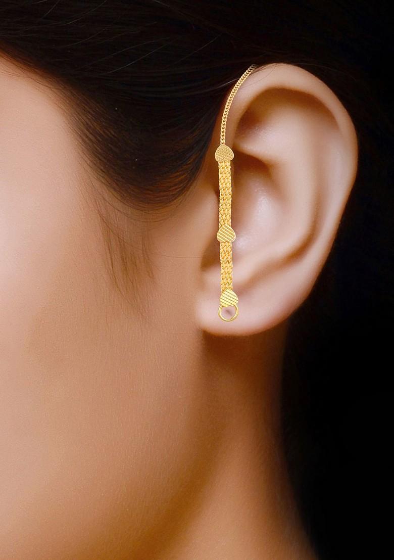 Set Of 2 Gold Plated Classic Ear Cuffs