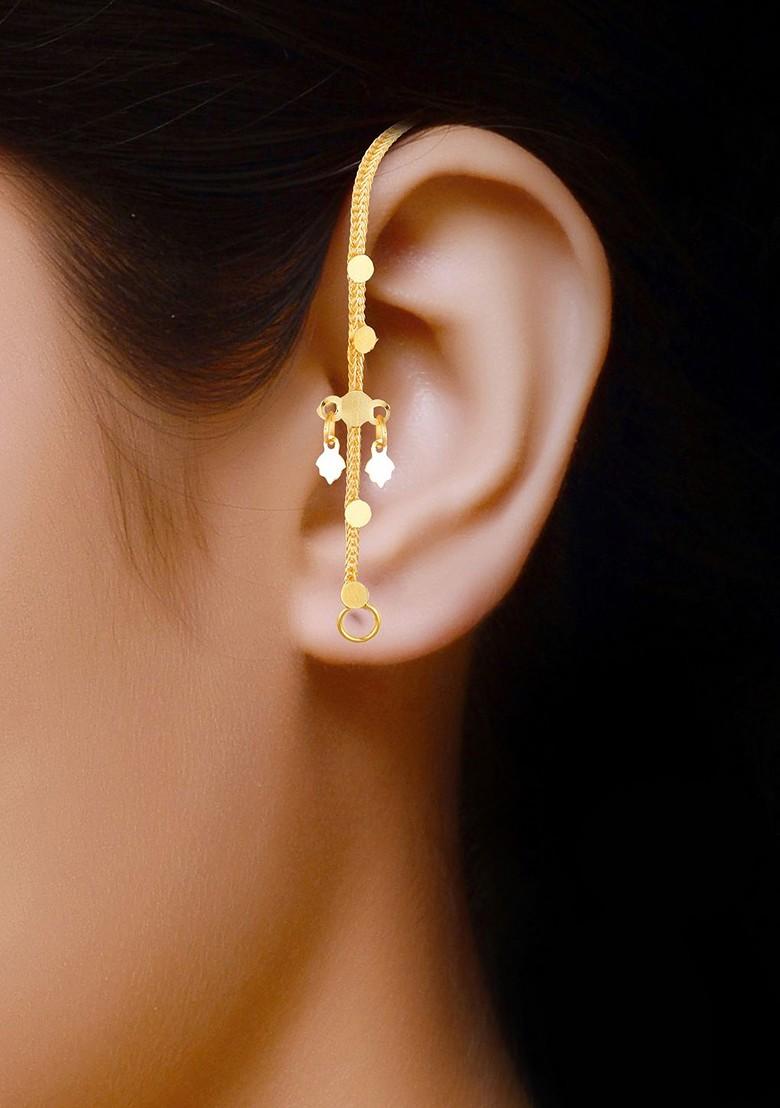 Set Of 2 Gold Plated Classic Ear Cuff