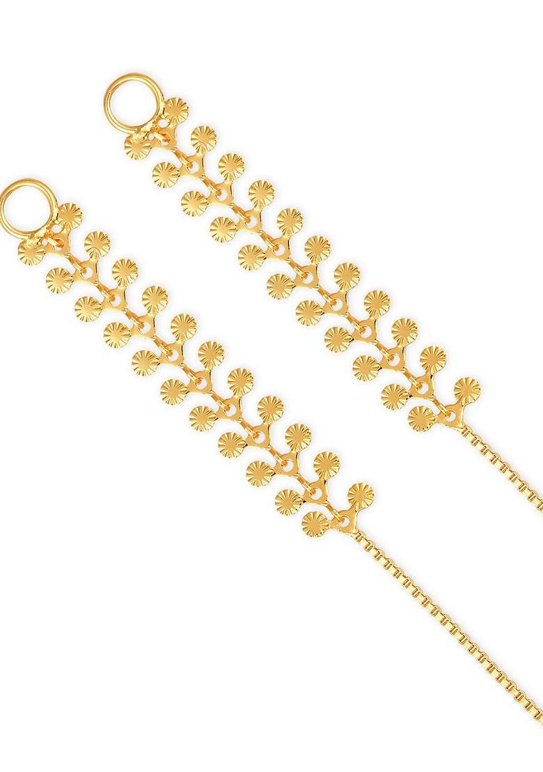 Set Of 4 Gold Plated Classic Ear Cuff Earrings