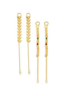 Set Of 2 Gold Plated Classic Ear Cuffs